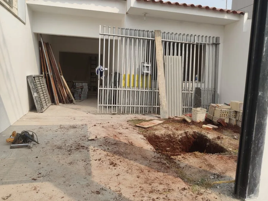 Residência durante obras